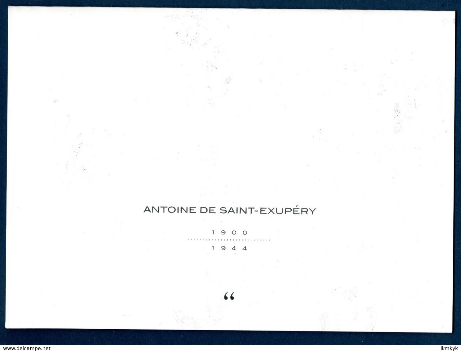 France 2021.Bloc Antoine De Saint Exupéry.Bloc Numéroté.Tirage 8000 Exemplaires.** - Foglietti Commemorativi