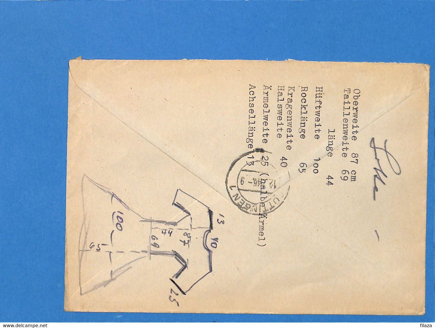 Allemagne Bizone 1946 Lettre De Hanau (G2826) - Altri & Non Classificati