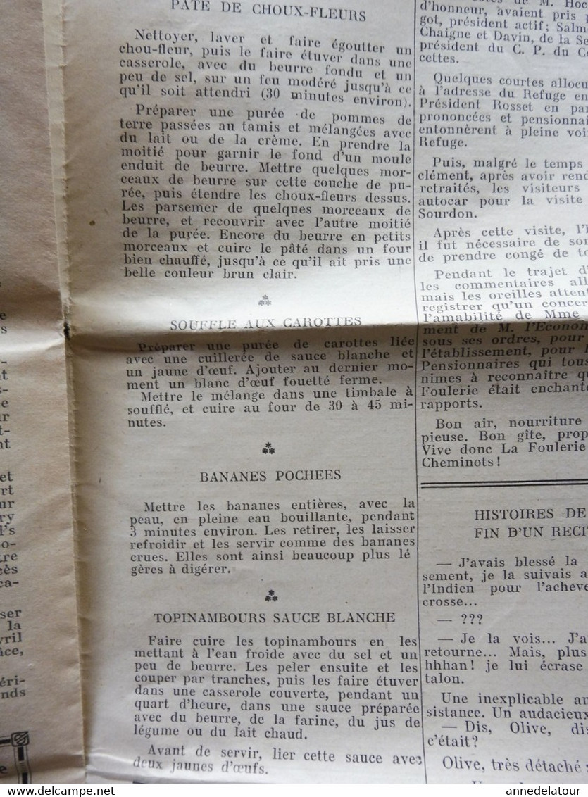 Juin 1939  LE REFUGE DES CHEMINOTS :