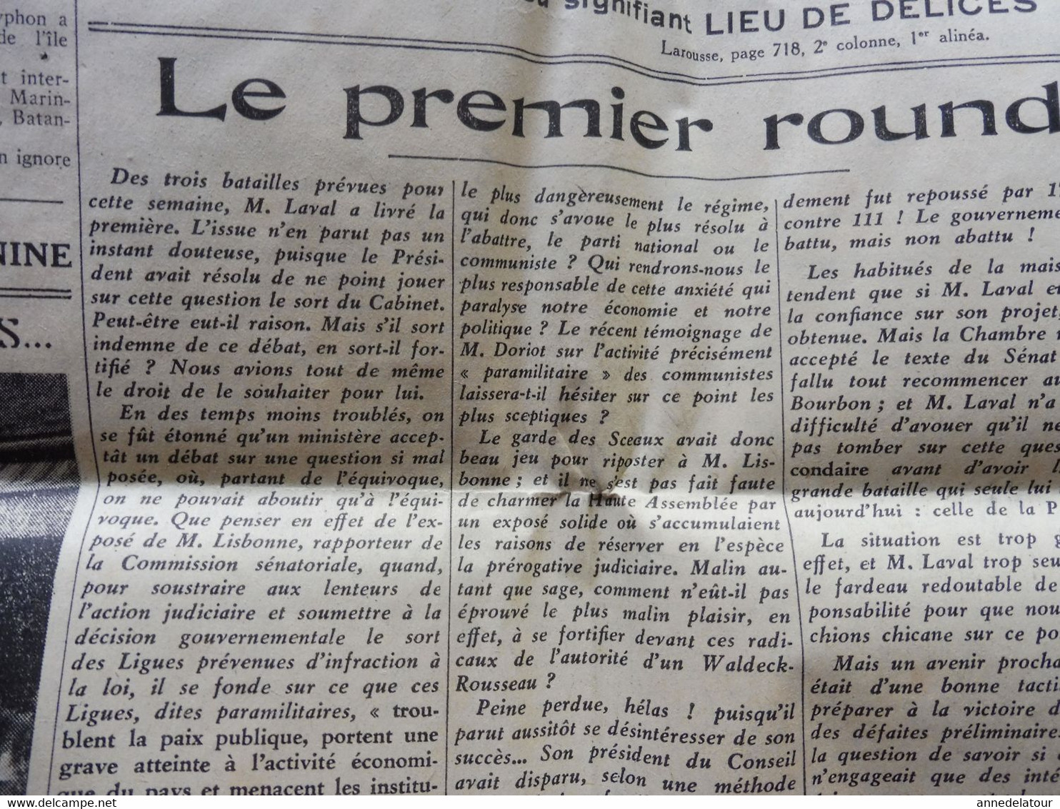 1935  L'arbre De Noël Des Enfants Pauvres à BERLIN , Organisé Par Goebbels ; Etc  ( Journal L'AMI DU PEUPLE ) - Algemene Informatie