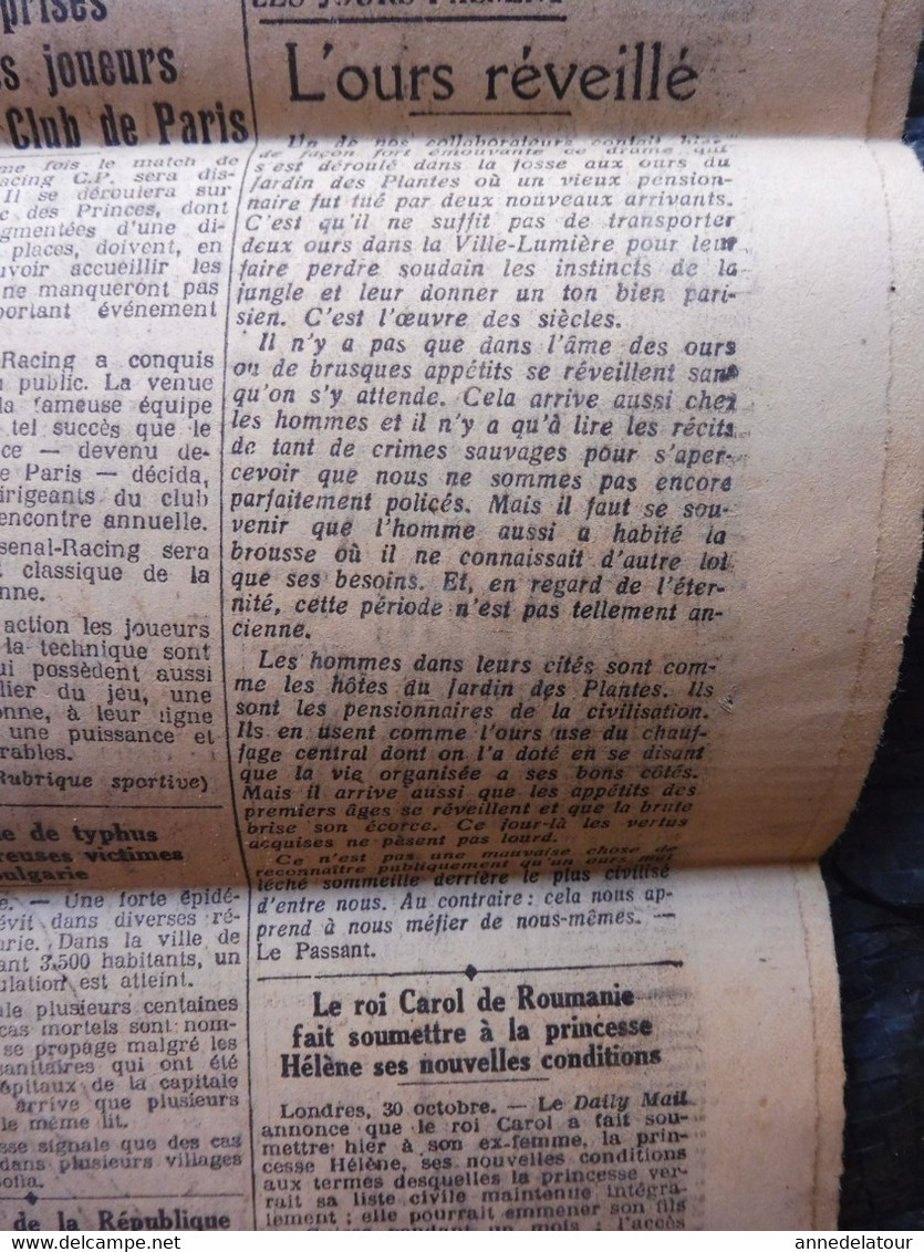 1932  NORMANDIE , Le Plus Grand Bateau Du Monde  ; Etc  ( Journal L'AMI DU PEUPLE ) - Testi Generali