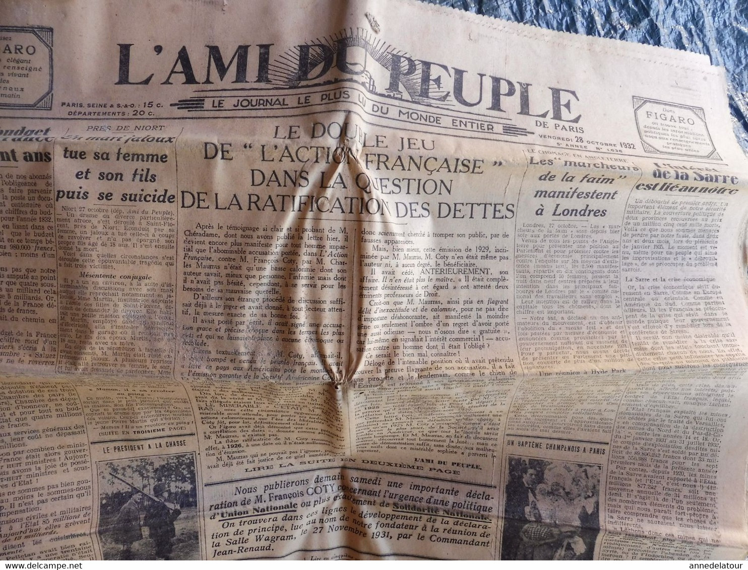 1932  Promenades Marocaines ; Etc  ( Journal L'AMI DU PEUPLE ) - Testi Generali