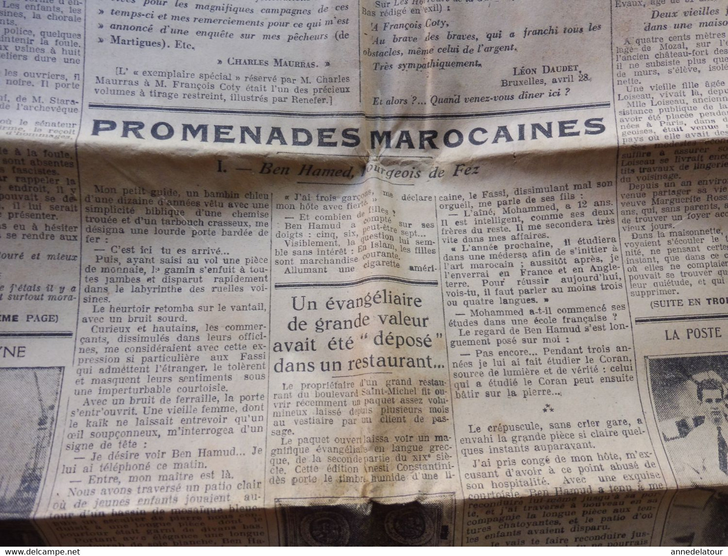 1932   Promenades Marocaines  ; Etc ( L'AMI DU PEUPLE ) - Allgemeine Literatur