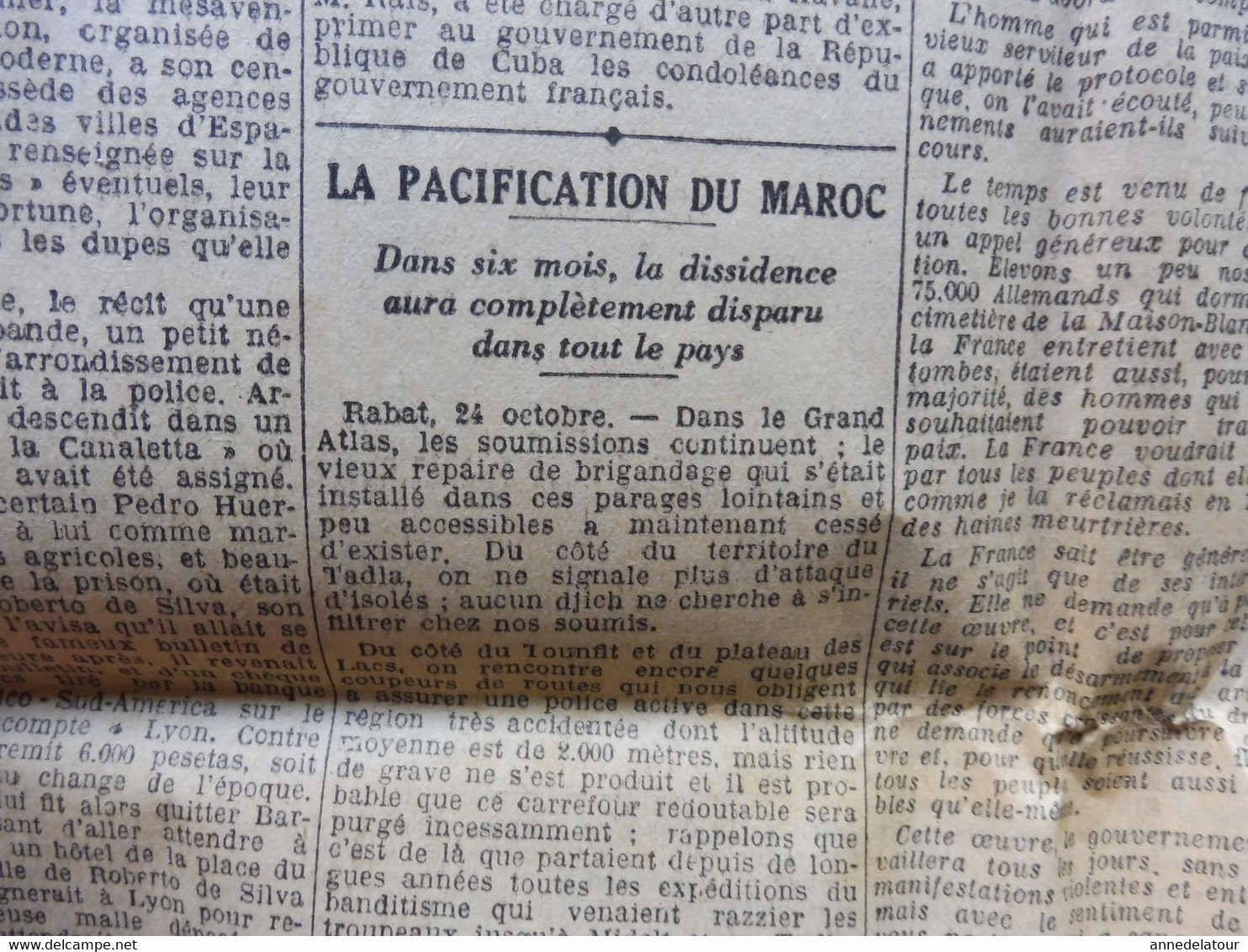 1932   Promenades marocaines  ; etc ( L'AMI DU PEUPLE )