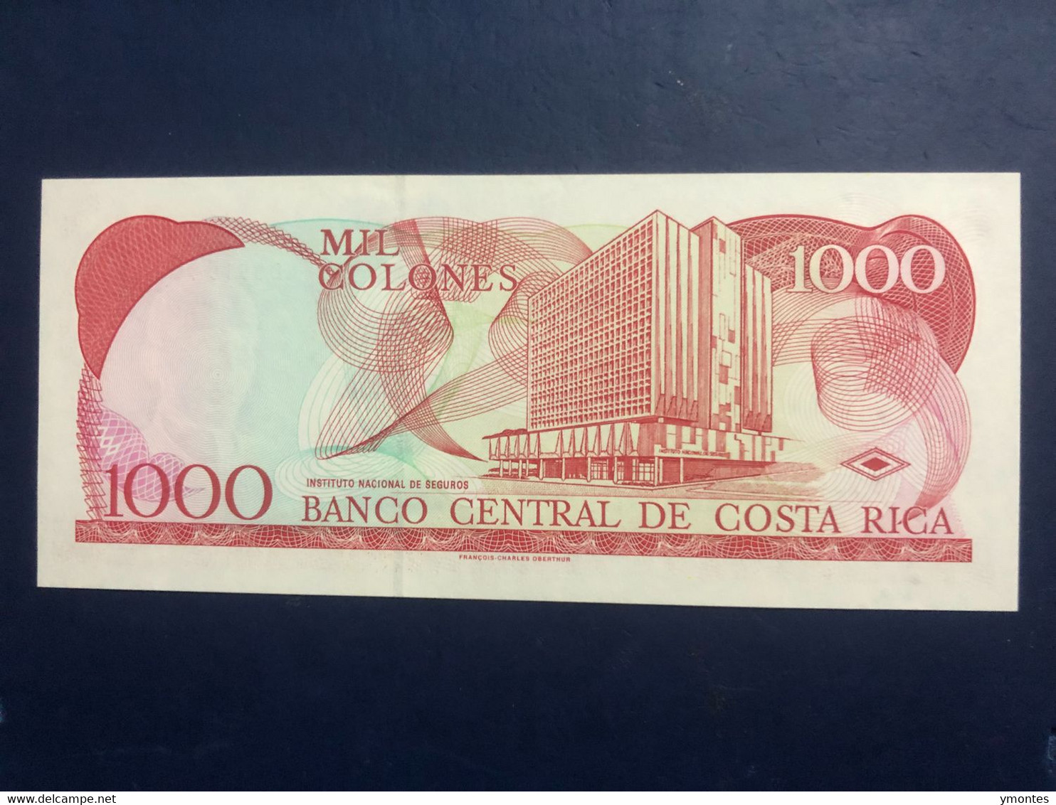 UNC Costa Rica Banknote 1000 Colones P264 ( 07/23/1997) - Costa Rica