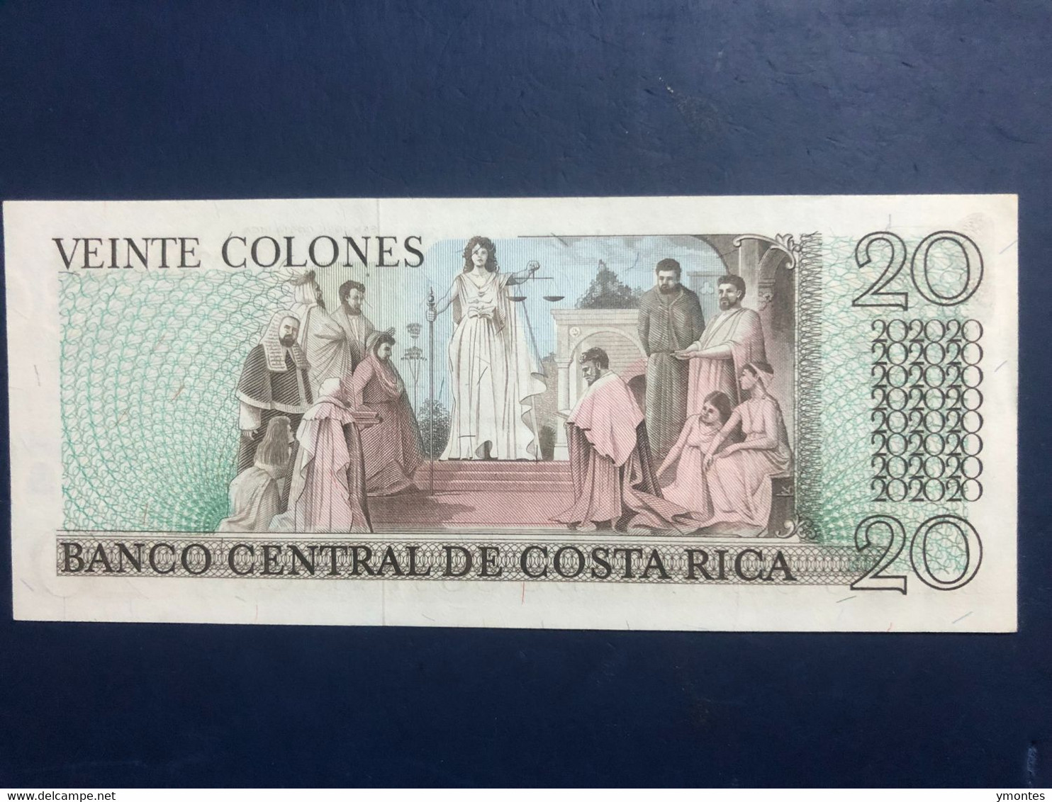 UNC Costa Rica Banknote 20 Colones P238b ( 01/11/1973) - Costa Rica