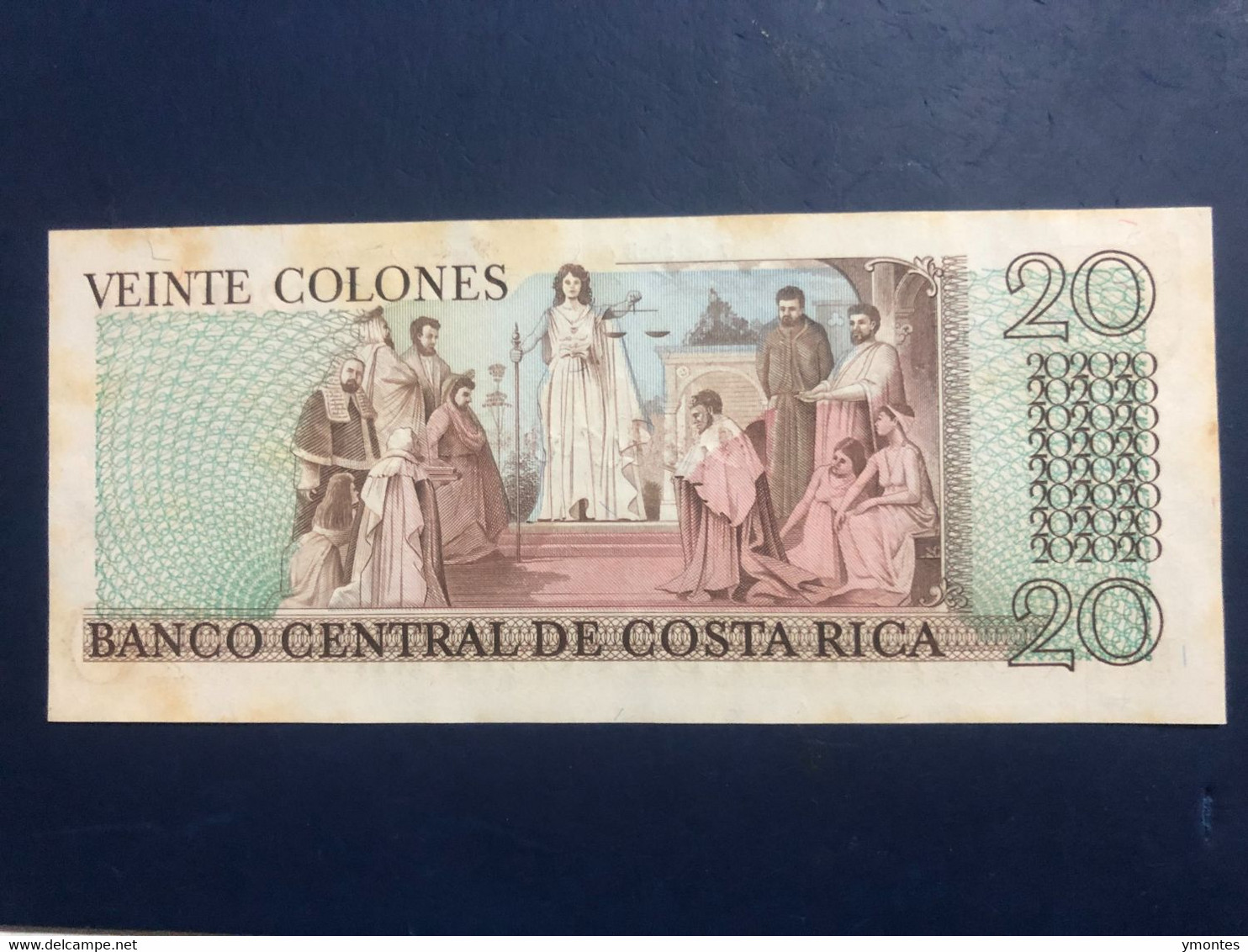 AUNC Costa Rica Banknote 20 Colones P238c ( 04/07/1983) - Costa Rica