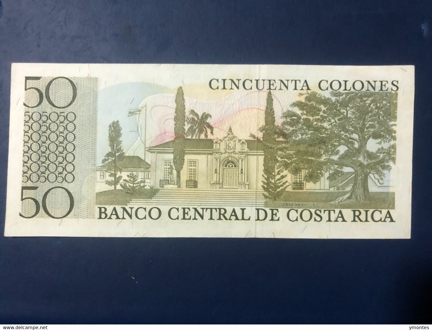 UNC Costa Rica Banknote 50 Colones P239 ( 06/12/1974) - Costa Rica