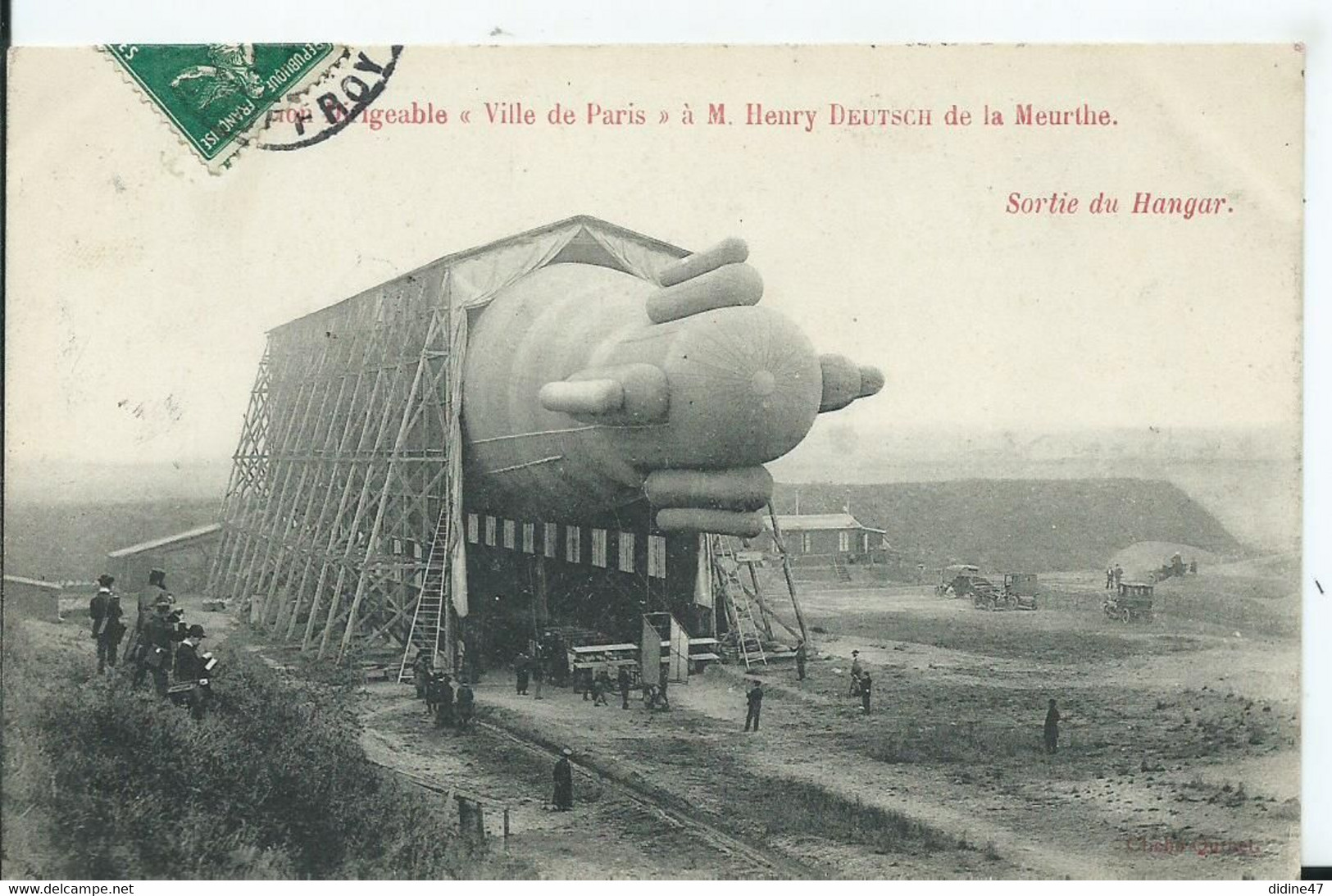 DIRIGEABLE- VILLE DE PARIS - Airships