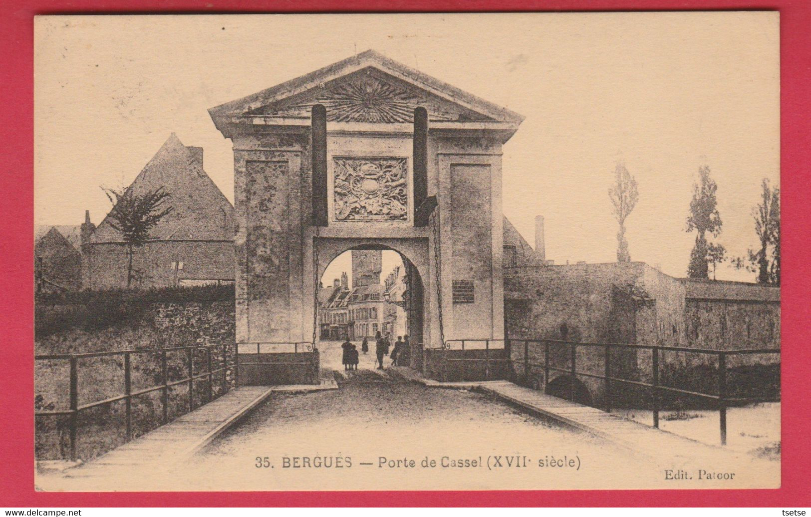 Bergues - Porte De Cassel  -1936 ( Voir Verso ) - Bergues