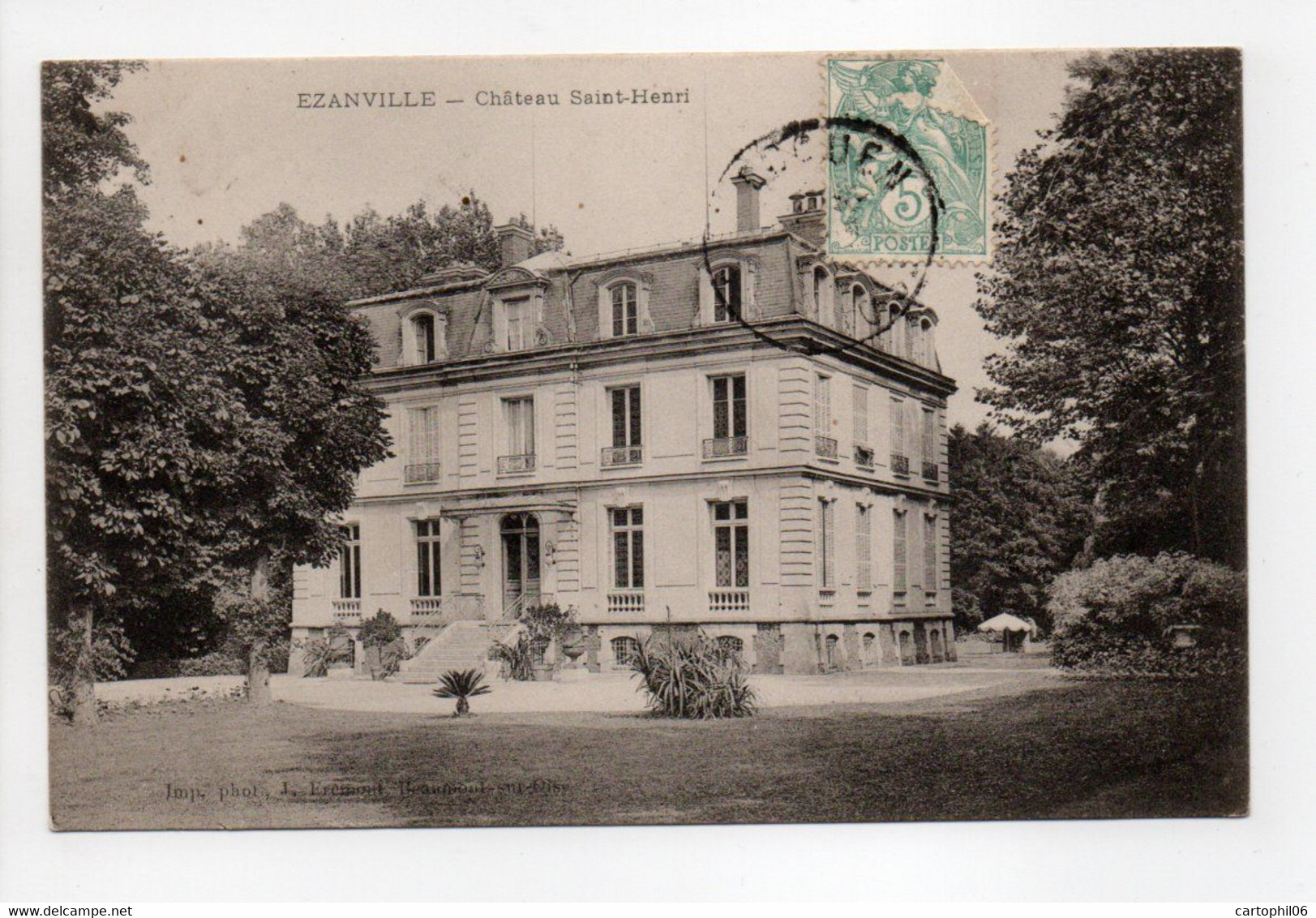 - CPA EZANVILLE (95) - Château Saint-Henri - Photo Frémont - - Ezanville