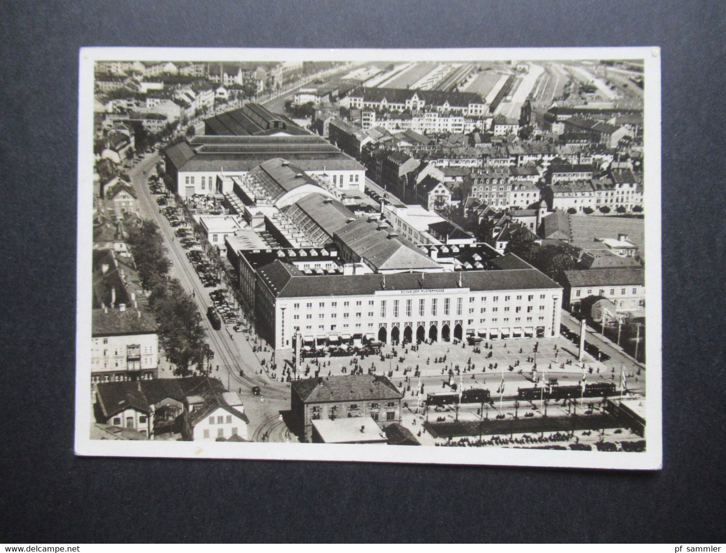 11.5.1943 Echtfoto AK Schweizer Mustermesse Basel MUBA Fernverkehr Inland Nach Trey - Storia Postale