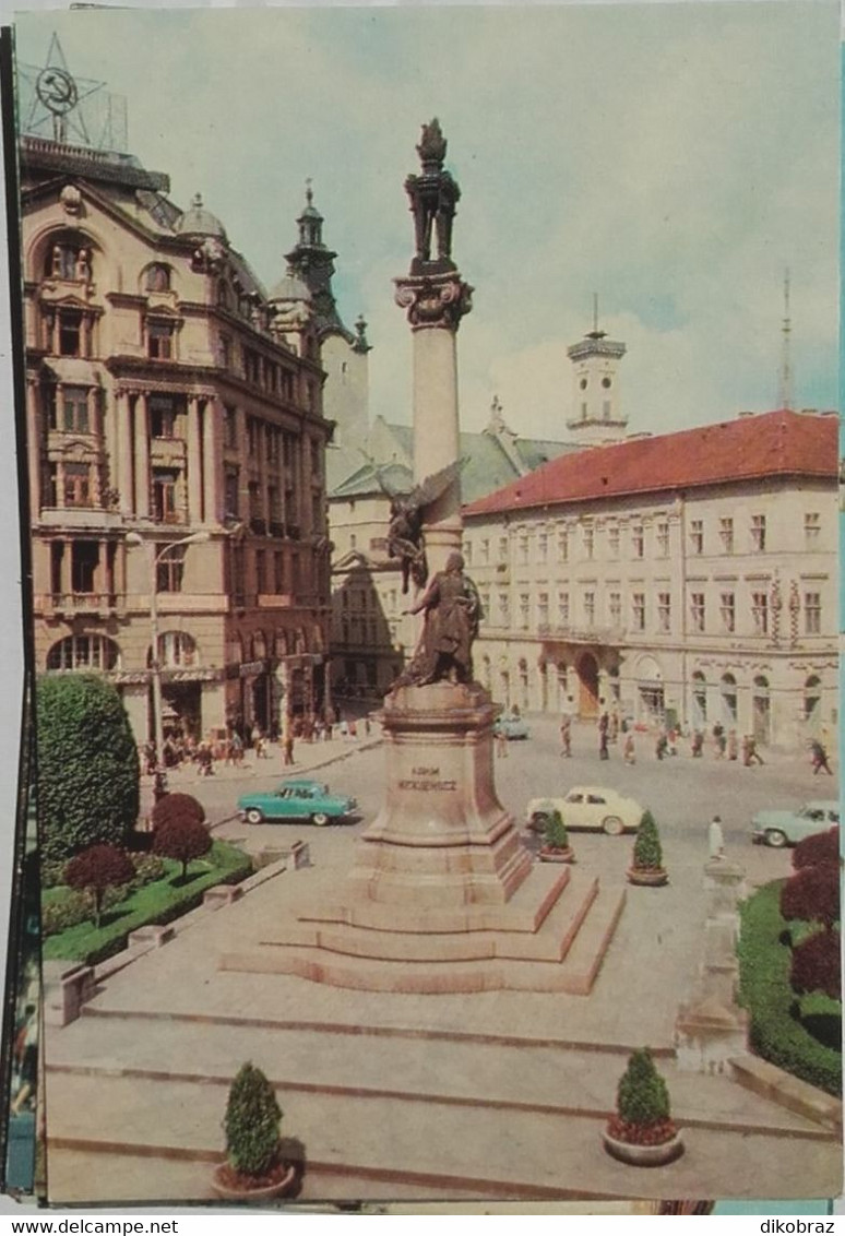 Lviv - Monument To Mitskevich   - In 1971 - Ukraine