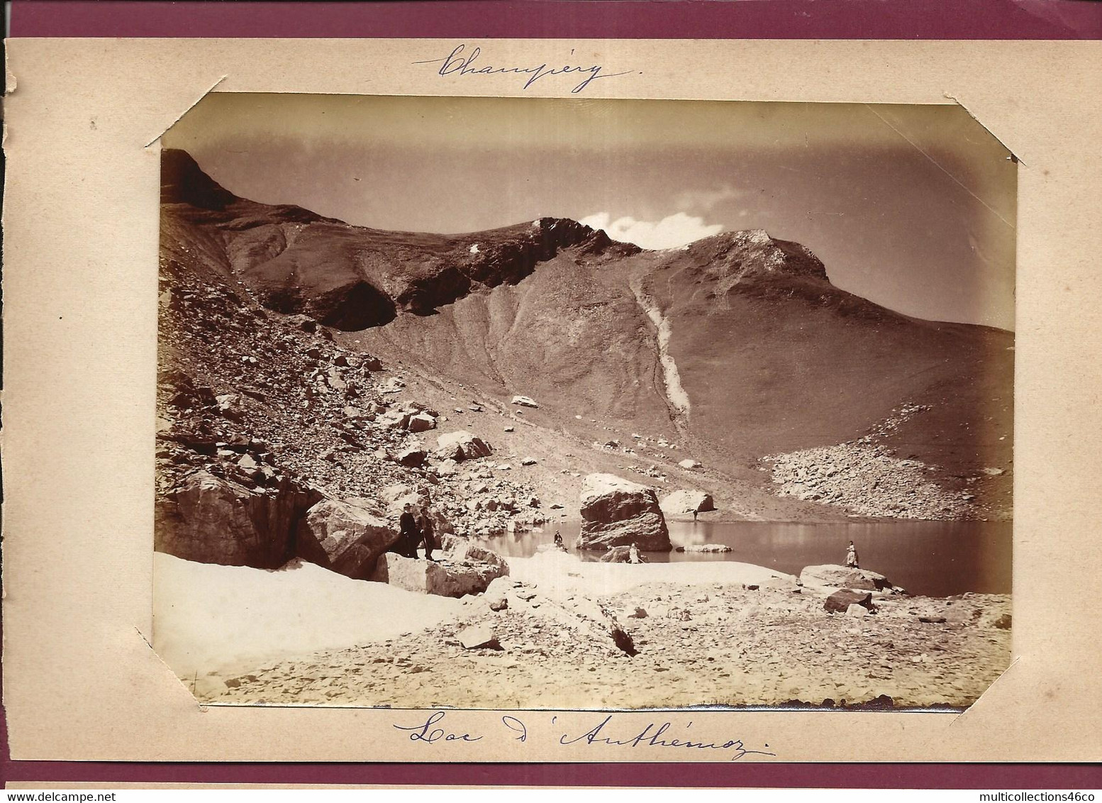 240721A - PHOTO 1890 - SUISSE VALAIS CHAMPERY - Lac D'Antème - Champéry