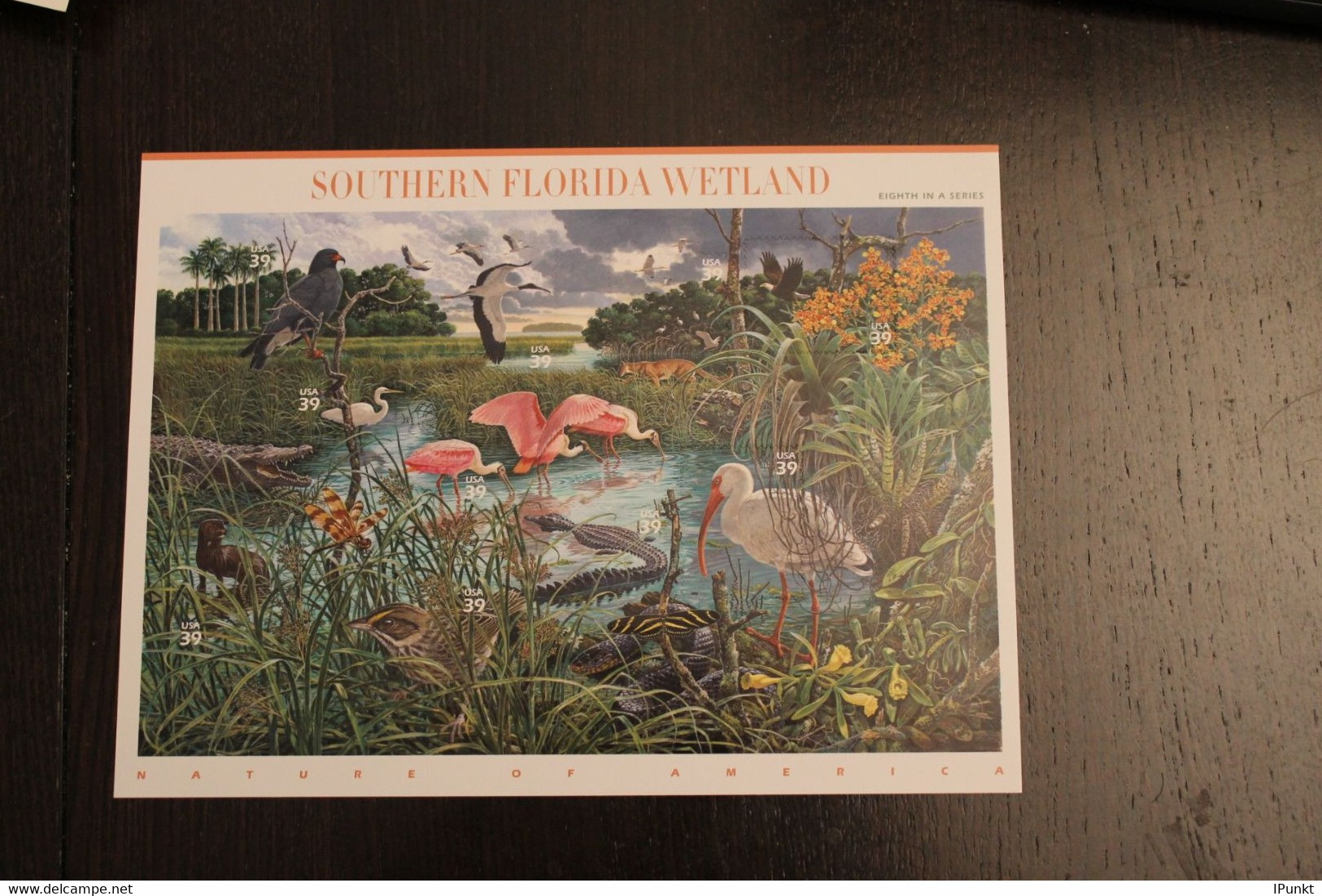 USA 2006; Southern Florida Wetland (VIII); Flora Und Fauna, Folienbogen, Sk, MiNr  4171-80, MNH - Blocks & Kleinbögen