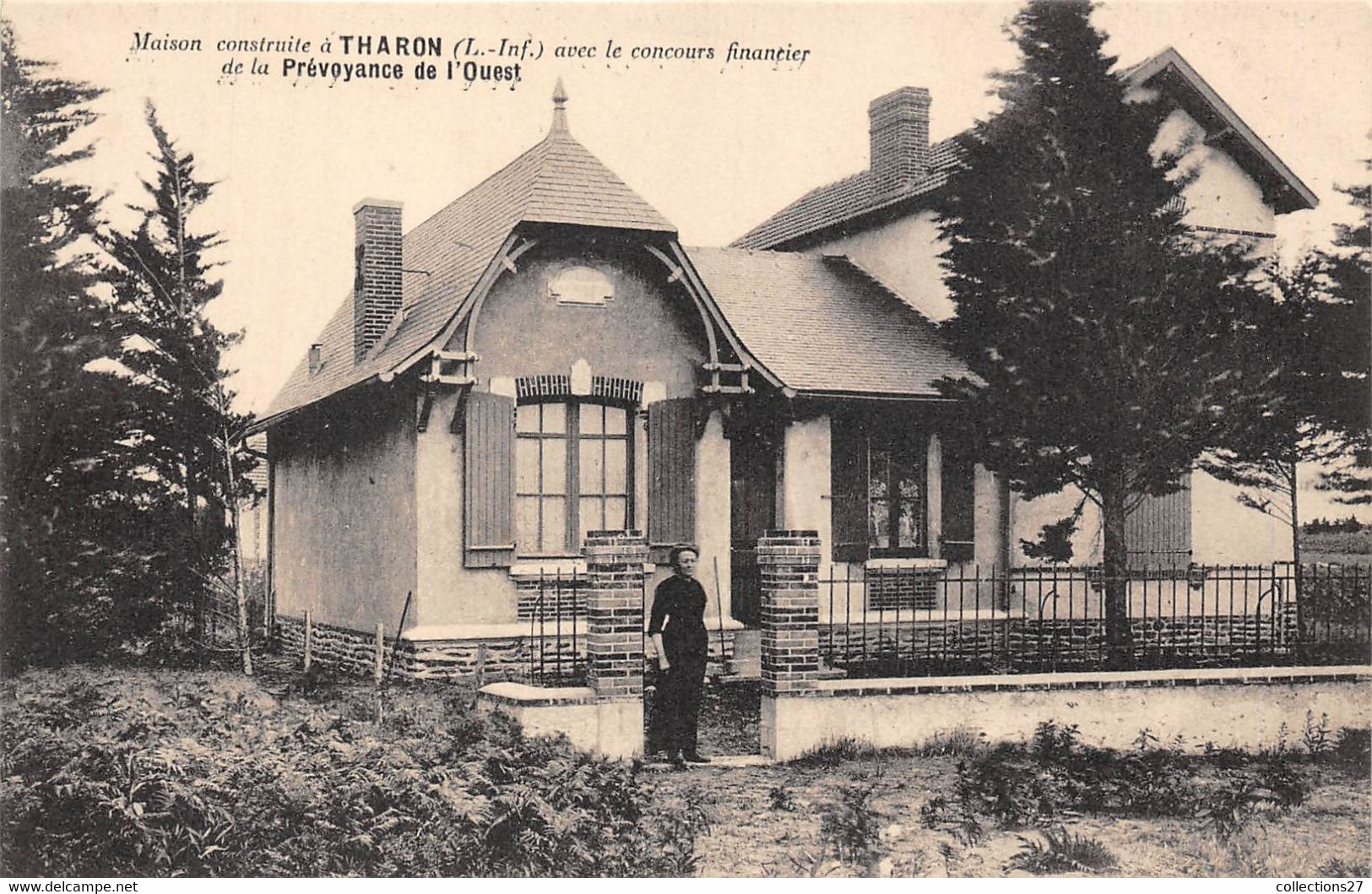 44-THARON- MAISON CONSTRUITE A THARON, AVEC LE CONCOUR FINANCIER DE LA PREVOYANCE DE L'OUEST - Tharon-Plage