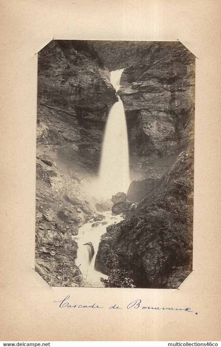 250721A - PHOTO 1890 - SUISSE VALAIS CHAMPERY - Cascade De Bonavau - Champéry