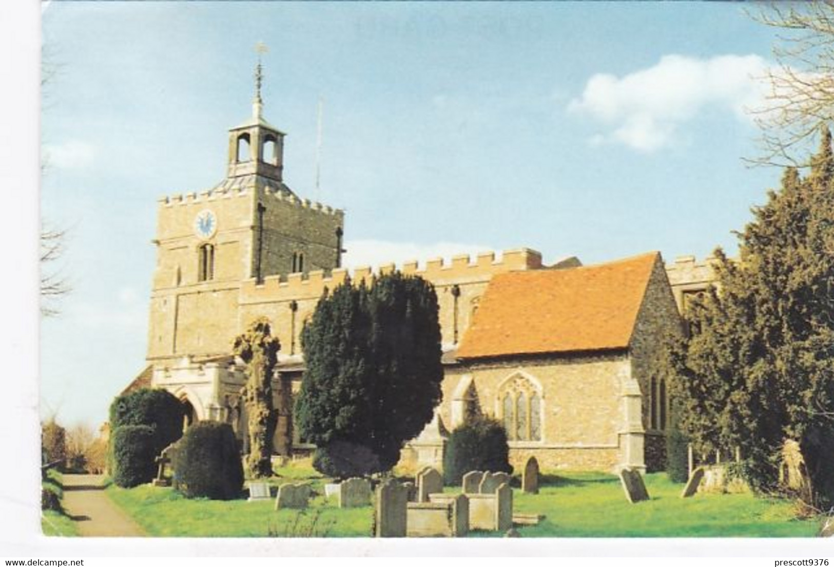 Unused  Postcard, Essex, Finchingfield Church - Colchester