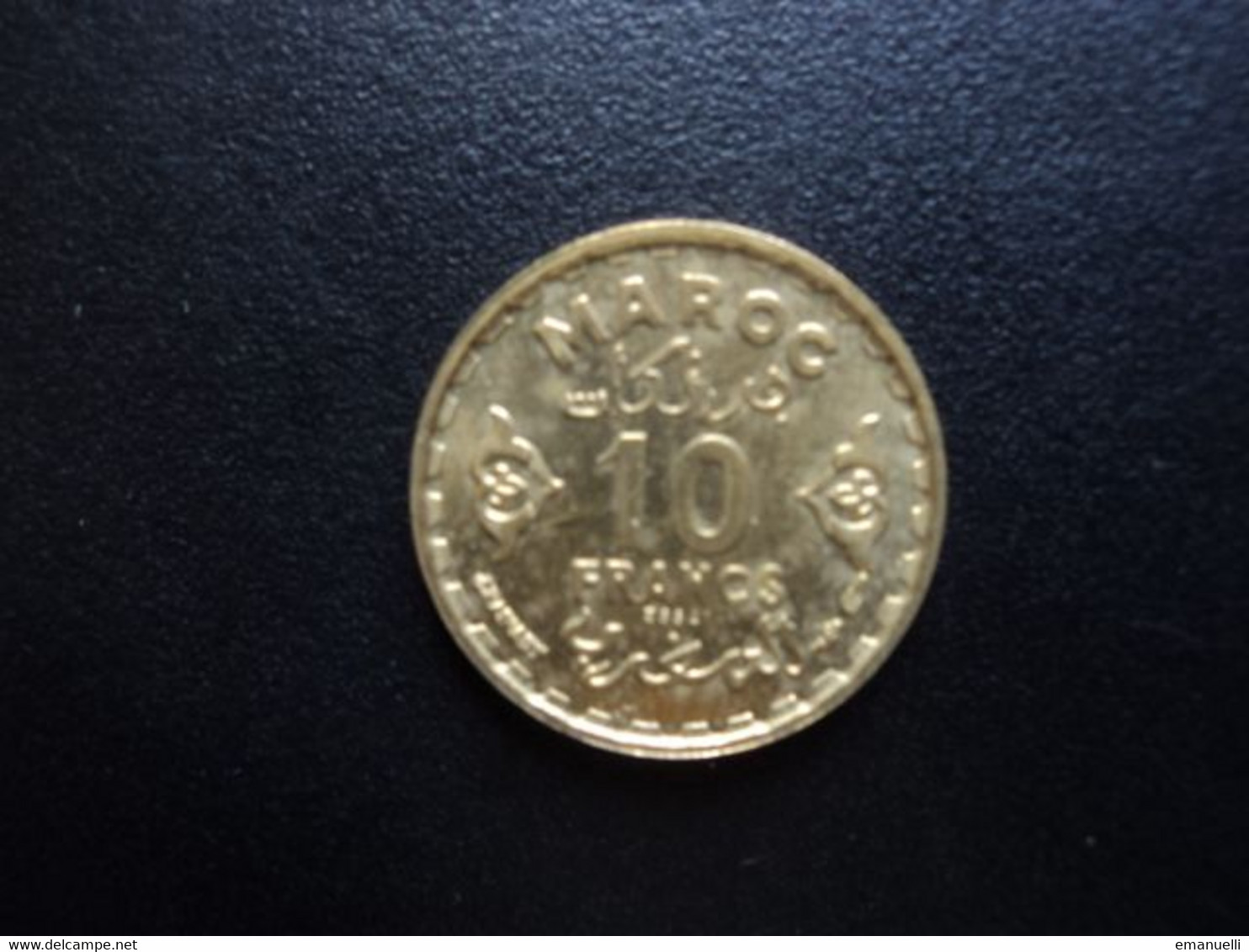 MAROC : 10 FRANCS    1371 ESSAI     G.261 / KM E41     NON CIRCULÉE *