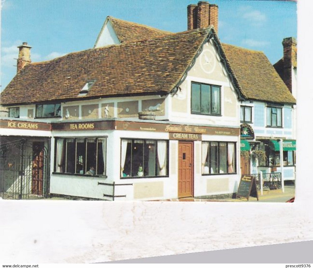 Unused  Postcard, Essex, Jemima's Tea Room, Finchingfield - Colchester