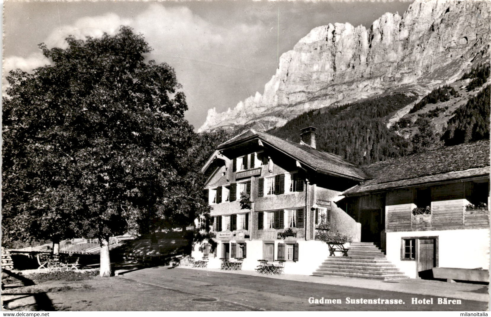 Gadmen Sustenstrasse - Hotel Bären (115) * 20. 6. 1959 - Gadmen 