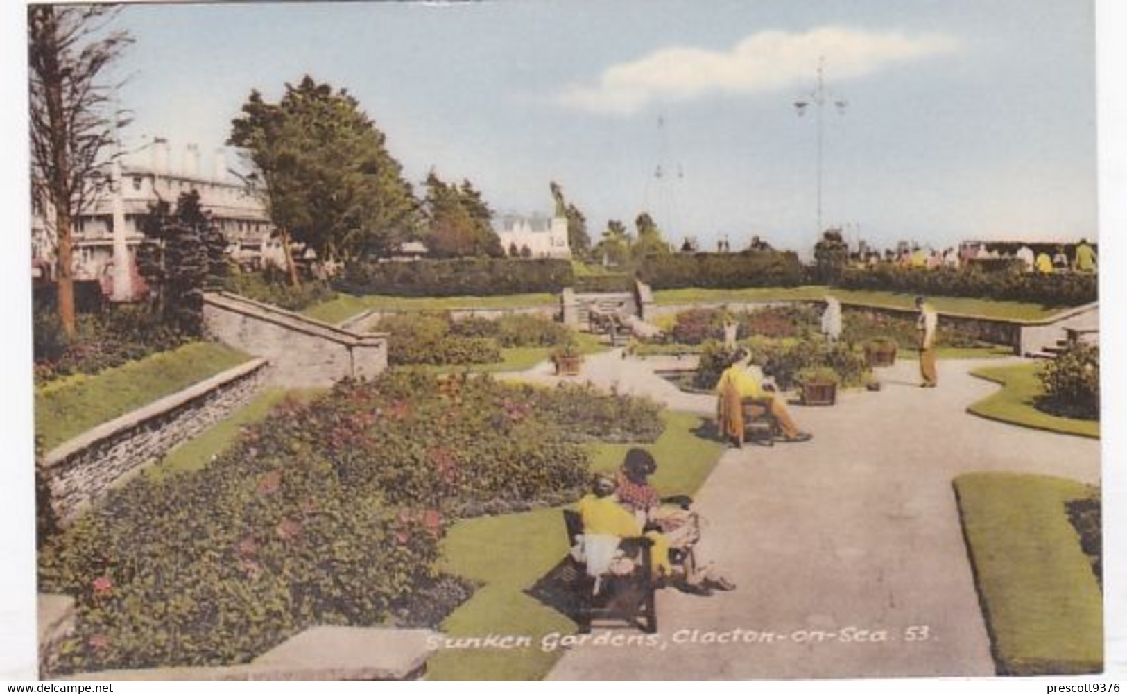 Unused  Postcard, Essex, Sunken Gardens, Clacton On Sea - Clacton On Sea