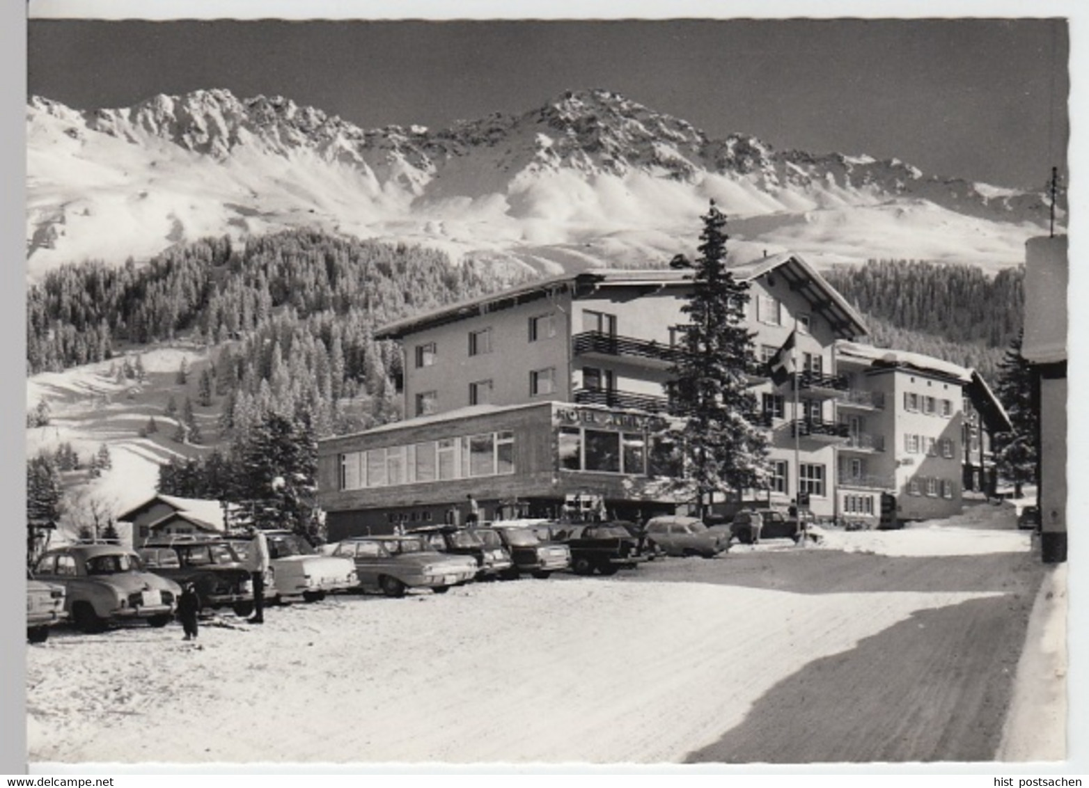 (14109) Foto AK Parpan, Hotel Alpina, Nach 1945 - Parpan