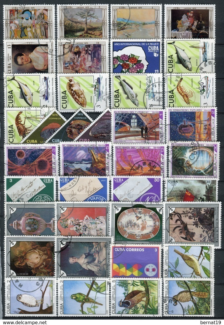 Cuba 1975 Completo Sin Hojas Bloque. Usado. - Volledig Jaar