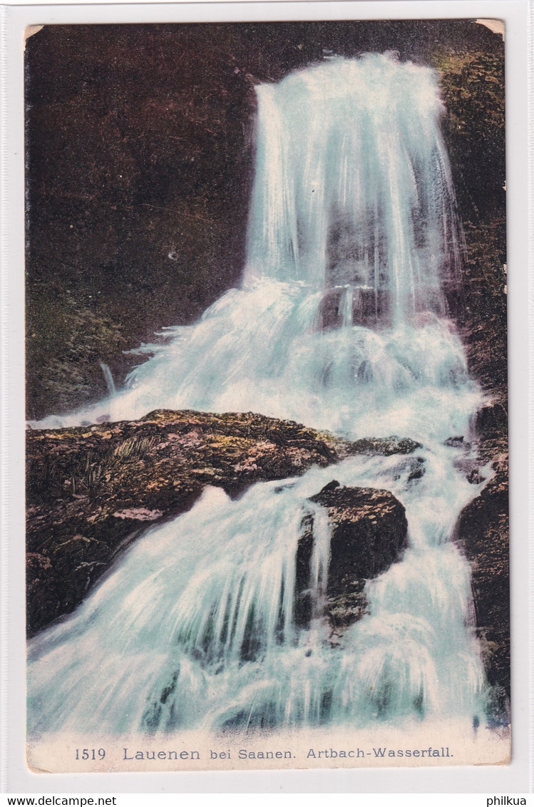 Lauenen Bei Saanen - Artbach Wasserfall - Lauenen