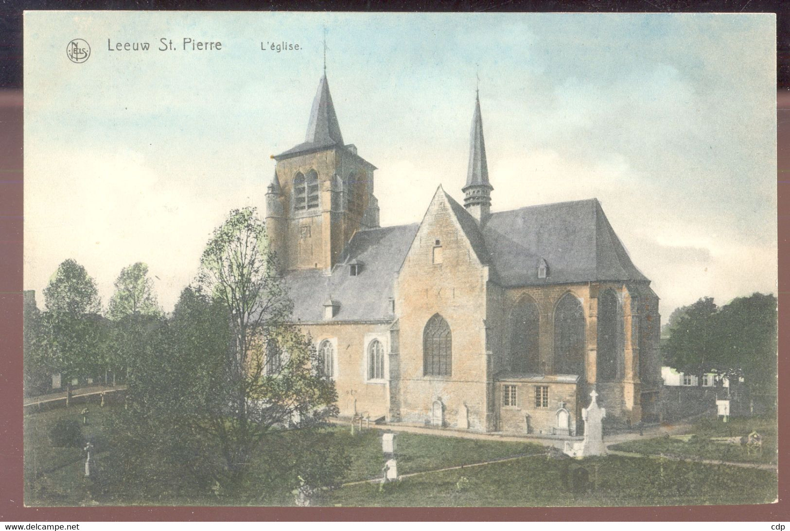 Cpa Leeuw St Pierre   église - Sint-Pieters-Leeuw