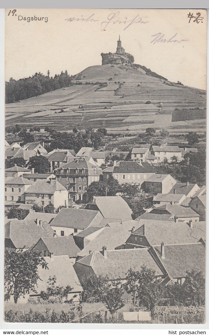 (110406) AK Dagsburg, Dabo, Blick Zur St.-Leo-Kapelle 1915 - Lothringen