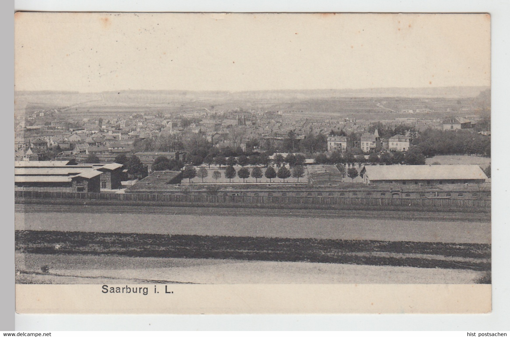 (110833) AK Saarburg I.L., Sarrebourg, Panorama, 1915 - Lothringen