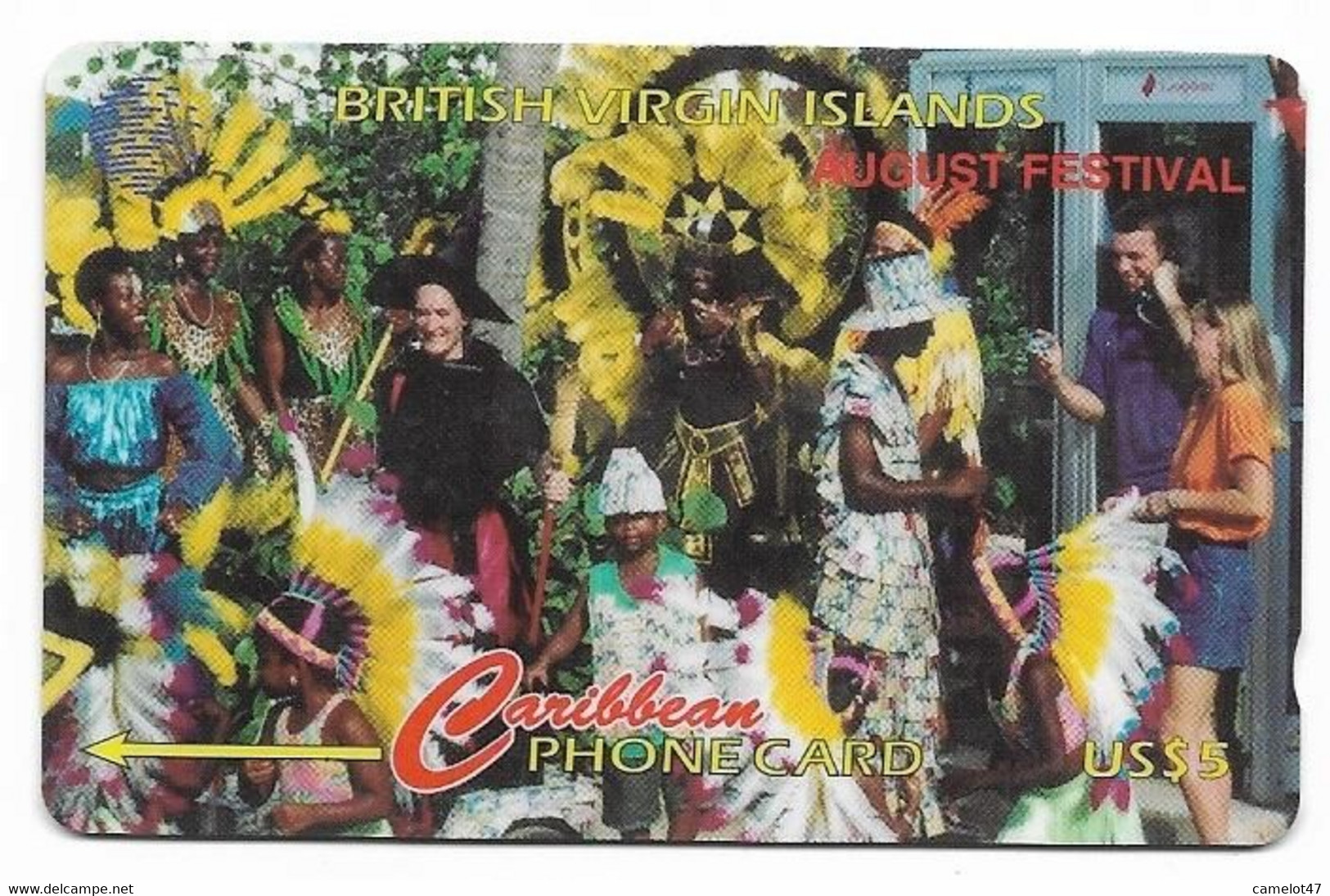 British Virgin Islands, Caribbean, Used Phonecard, No Value, Collectors Item, # Bvi-2a  Shows Wear - Virgin Islands