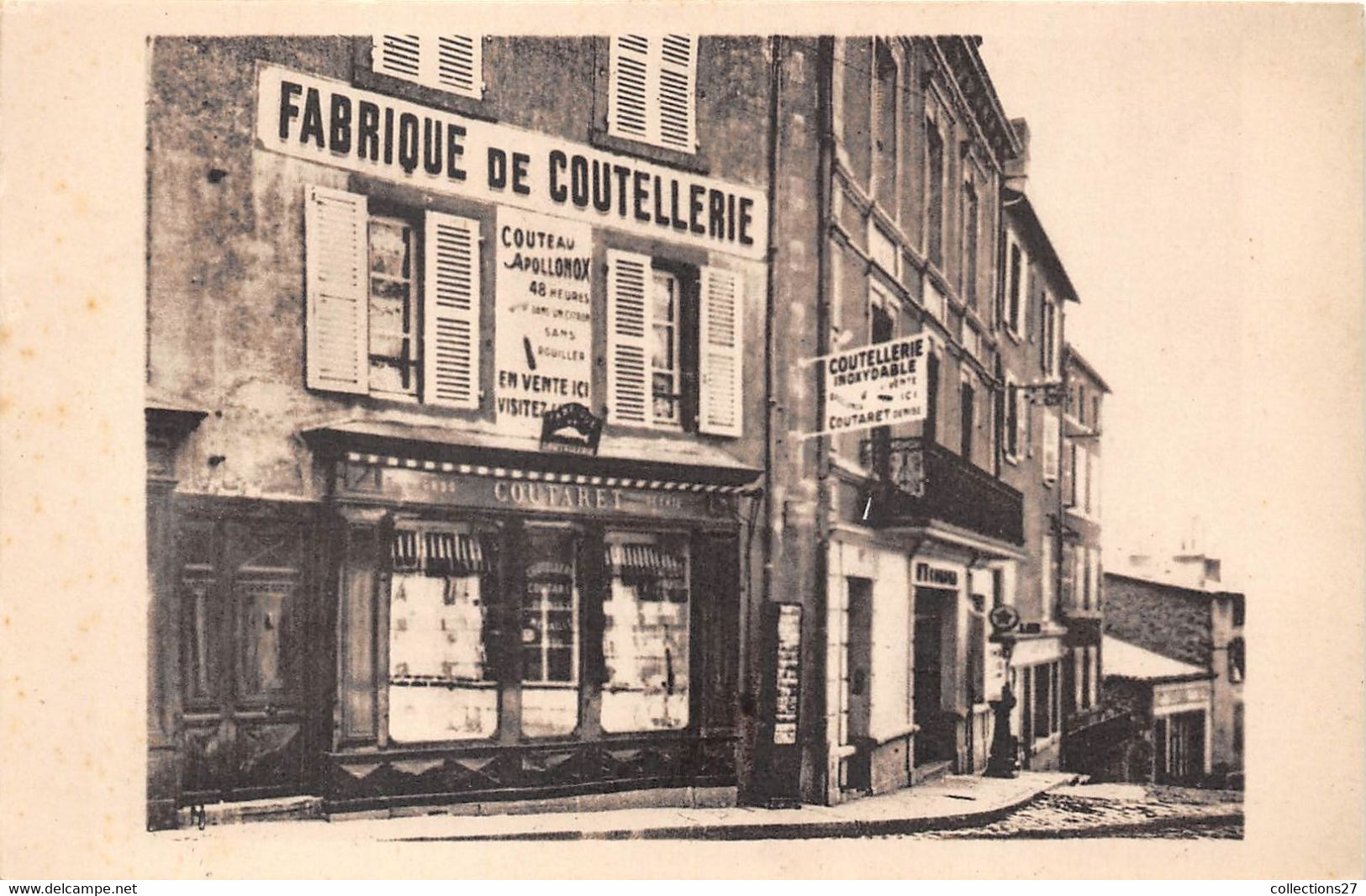 63-THIERS- FABRIQUE DE COUTELLERIE - COUTARET-DENISE 5 RUE DE LYON - Thiers