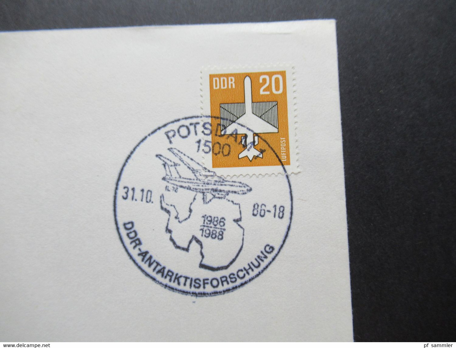 DDR 1980er Jahre 3x Polarpost Amundsen / Antarktisforschung DDR - UdSSR und British Antarctic Territory. Sonderbelege
