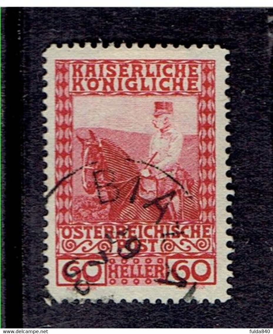 AUTRICHE EMPIRE ( Y&T) 1908-13 - N°113 *  François Joseph 1er à Cheval  *60h  (obli) - Gebruikt