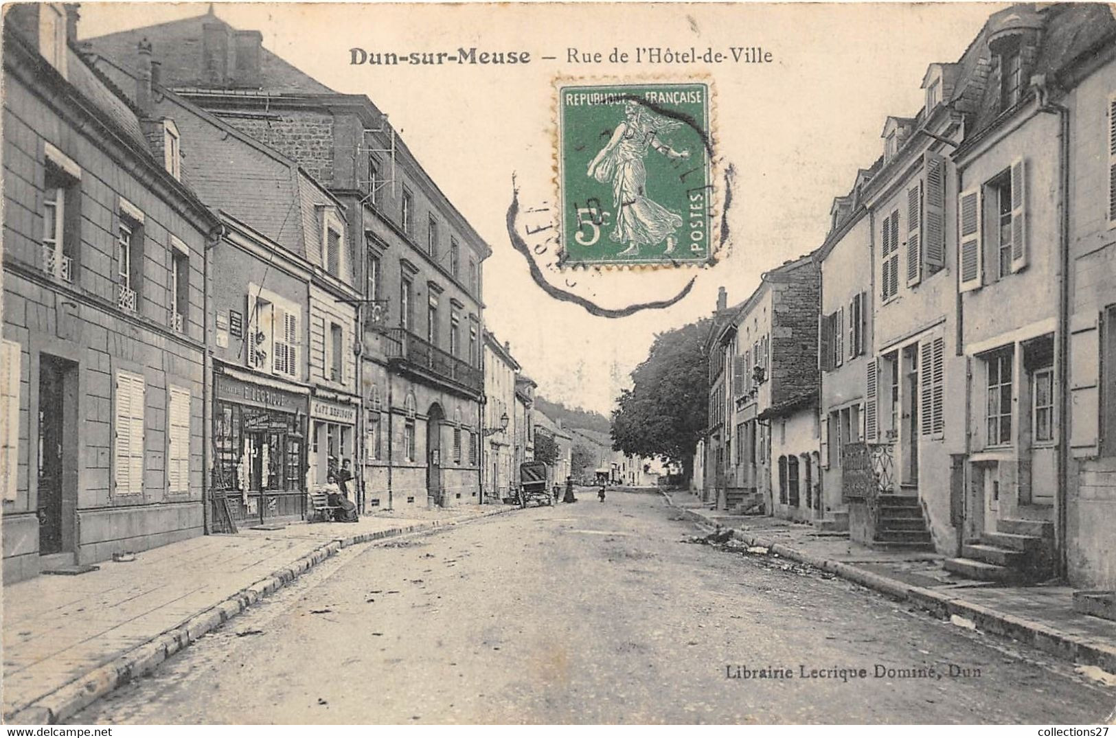 55-DUN-SUR-MEUSE- RUE DE L'HÔTEL DE VILLE - Dun Sur Meuse