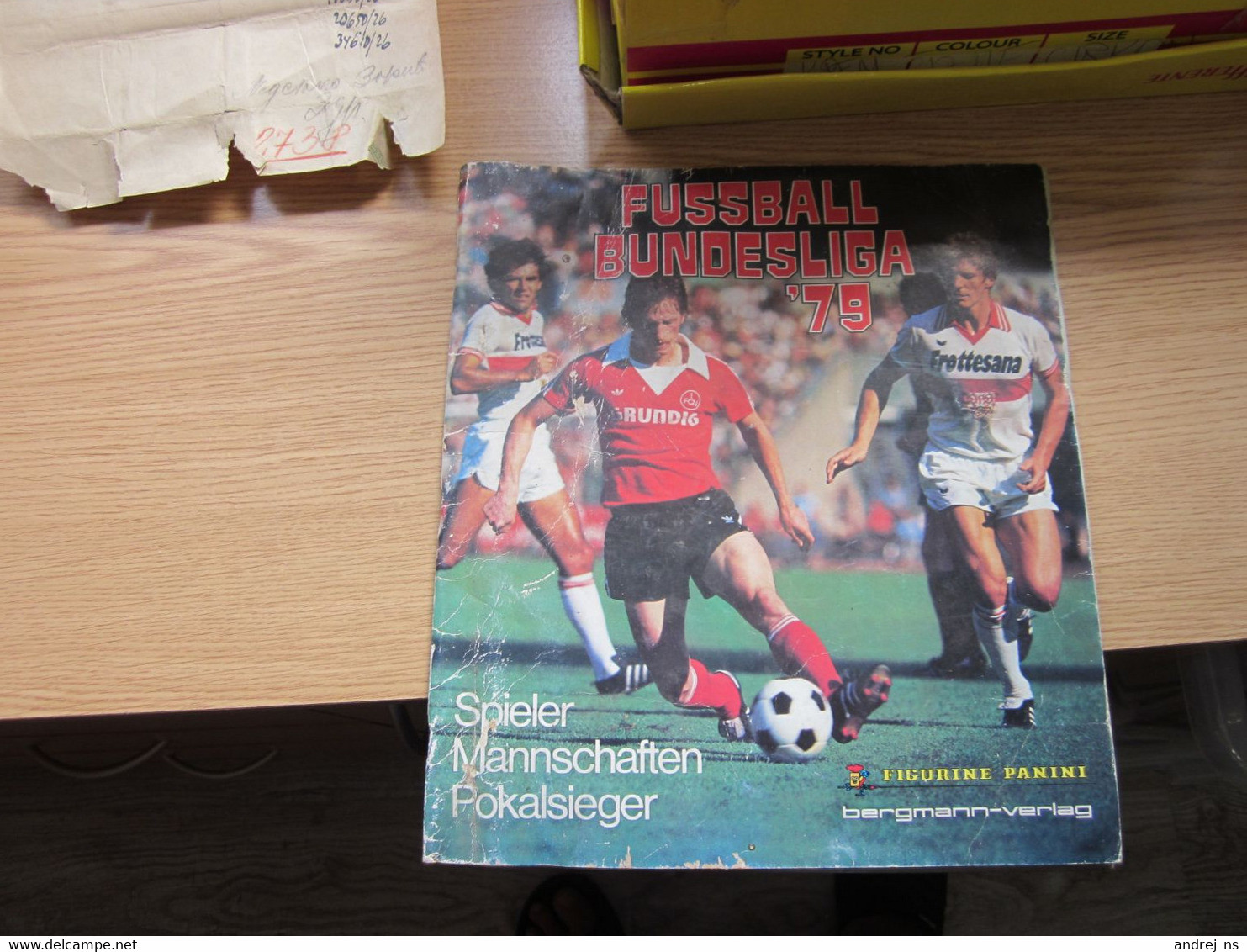 Fussball Bundesliga 79 Figurine Panini  Bergmann Verlag Spieler Mannschaften Pokalsieger Blank Album - Deutsche Ausgabe