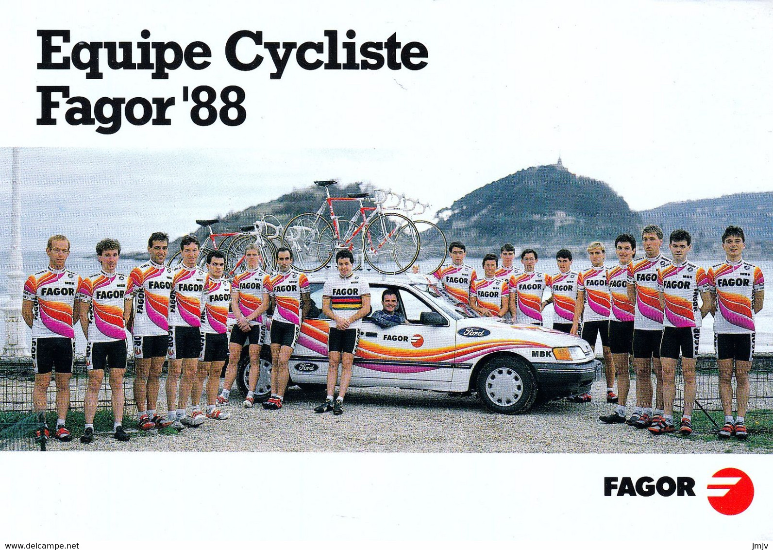 FAGOR Avec Stéfen ROCHE Champion Du Monde 1988 - Wielrennen