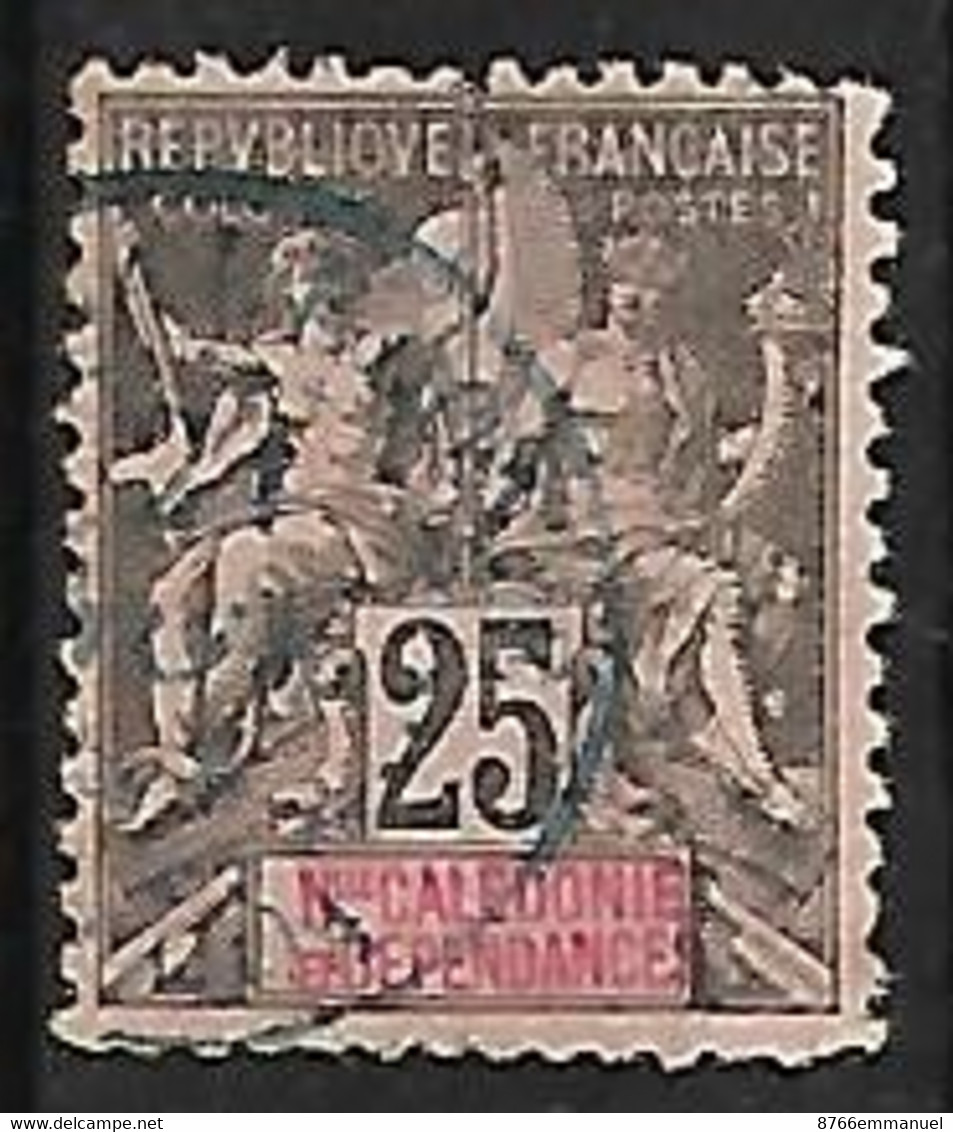 NOUVELLE-CALEDONIE N°48 - Oblitérés