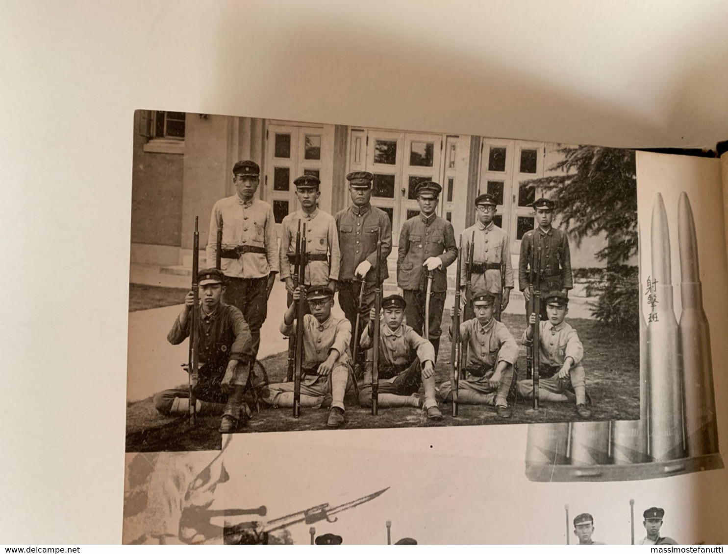 Album giapponese circa anni 1930 Scuola ed addestramento militare