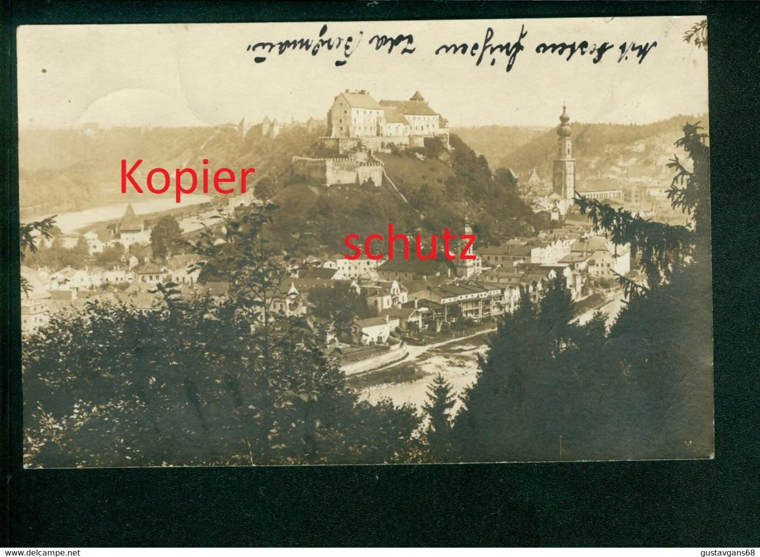 Foto-AK Burghausen, Salzach, Oberbayern, Gel. 1927 Nach Venedig - Burghausen