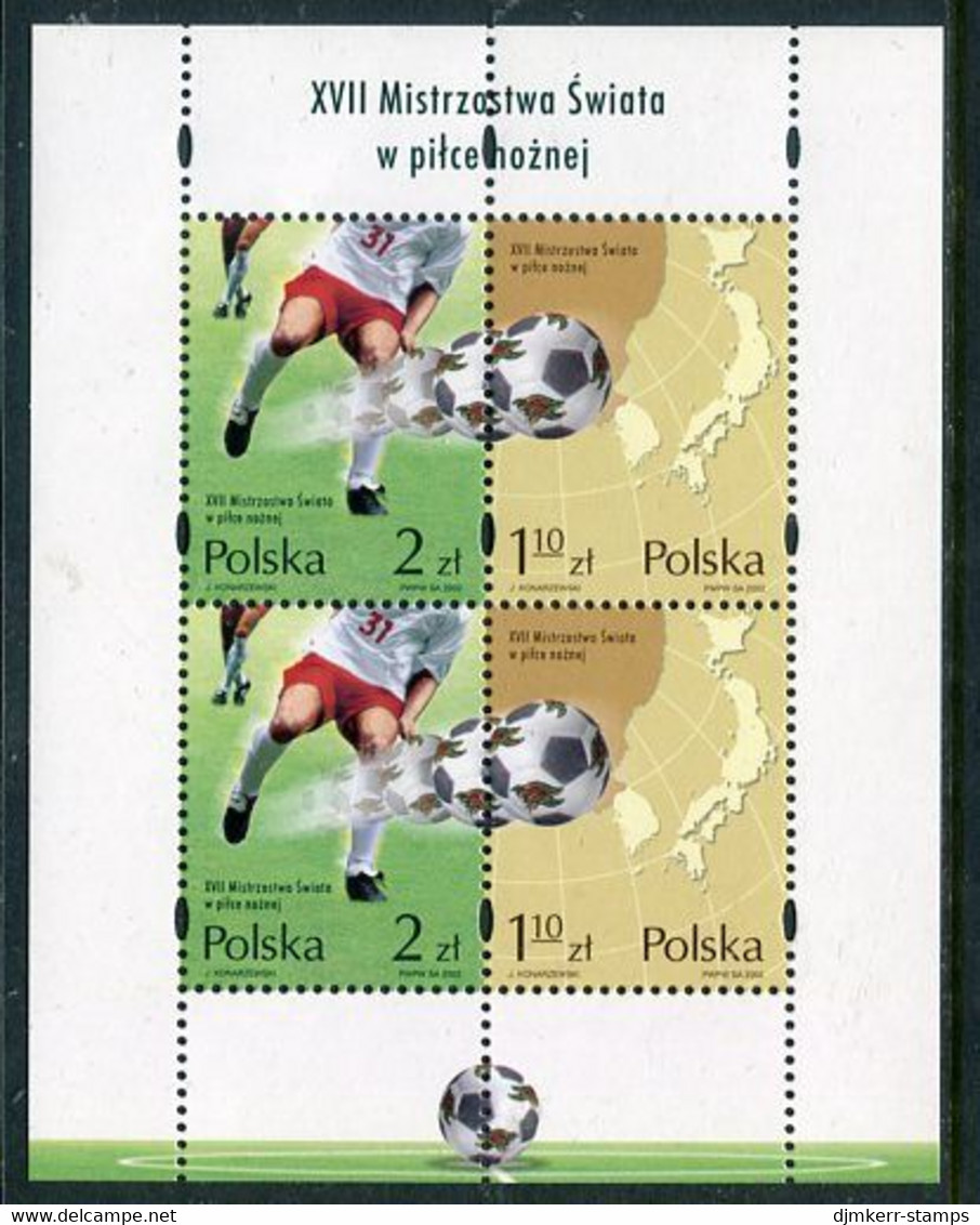 POLAND 2002 Football World Cup Block MNH / **.  Michel Block 150 - Neufs