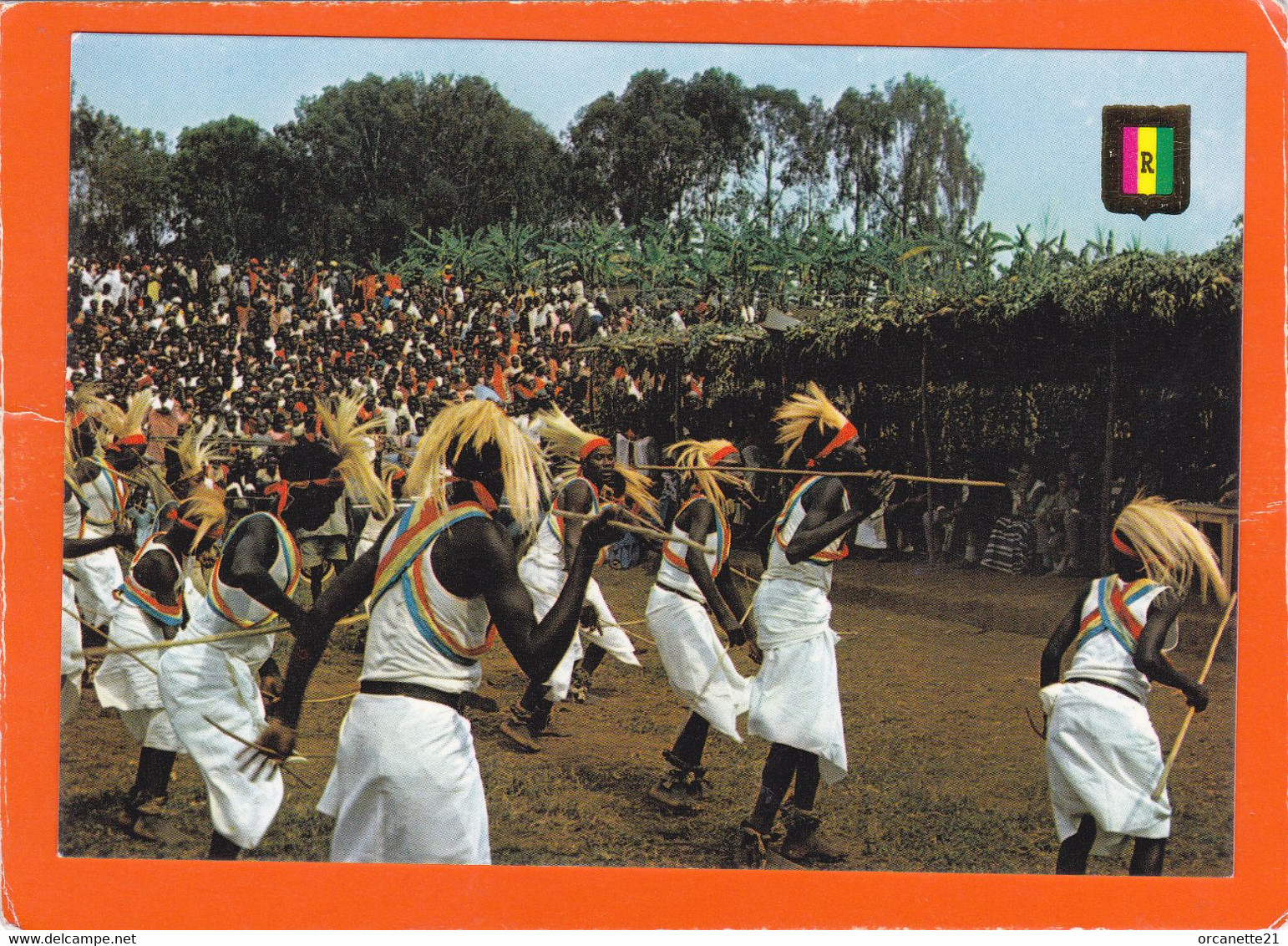 Rwanda  -  Fête Typique  - JOC  -  2 Scans - Rwanda