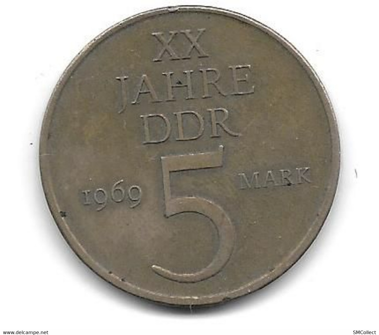 Allemagne De L'est, 5 Mark 1969 (1048) - 5 Marcos