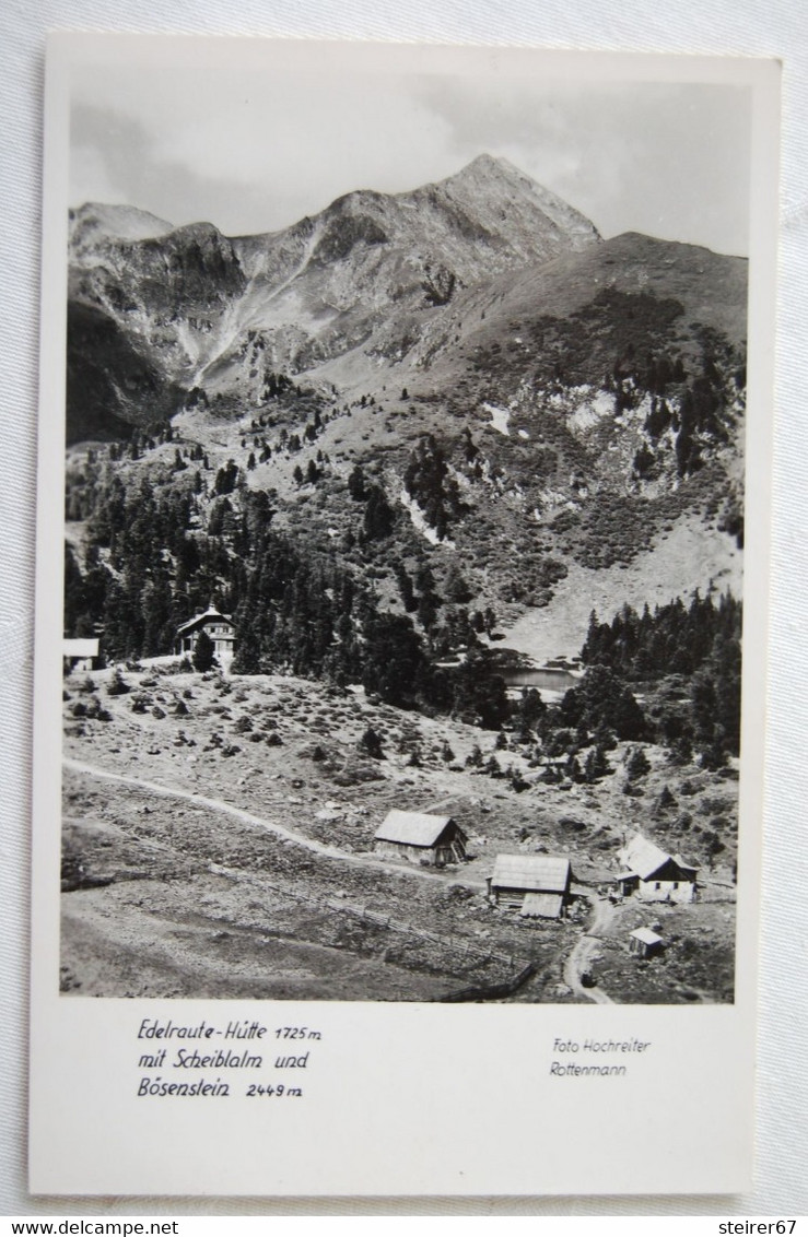 Edelraute-Hütte Mit Scheiblalm Und Bösenstein - Rottenmann