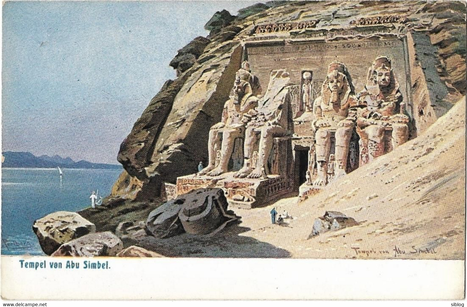CPA  - Tempel Von ABU SIMBEL - Temples D'Abou Simbel