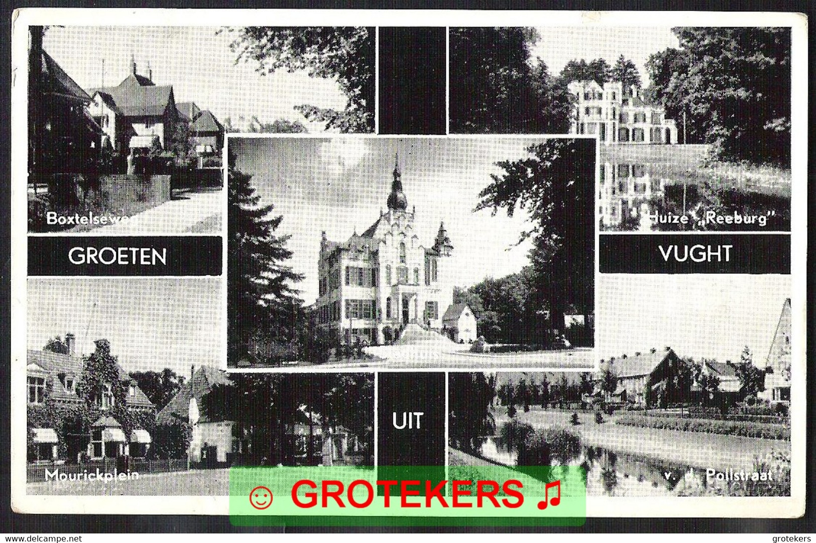 VUGHT Groeten Uit 5-luik 1955 - Vught