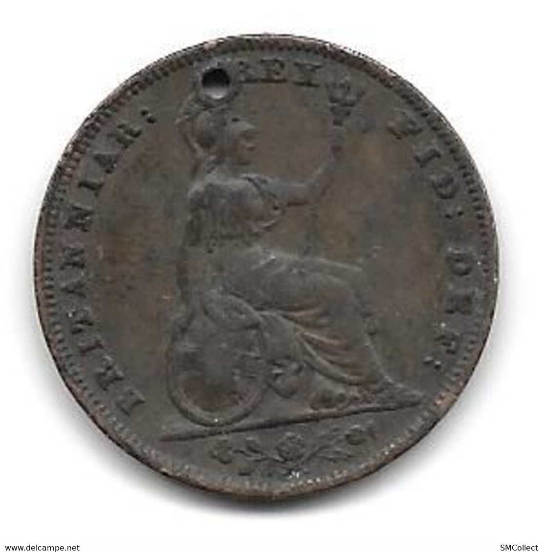 Grande Bretagne, Farthing 1837 (1030) - B. 1 Farthing