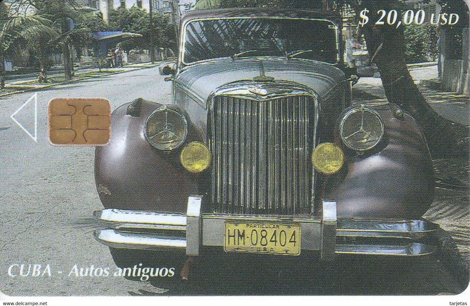 Nº 172 TARJETA DE CUBA DE UN COCHE ANTIGUO (CAR) - Cuba